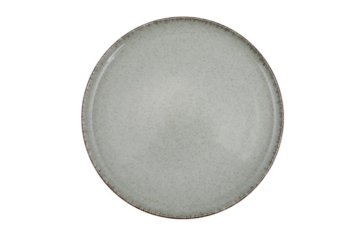 Hermia MOD18Y2730P03 Vajilla de Porcelana Verde 18 Piezas - Apta para Microondas y Lavavajillas